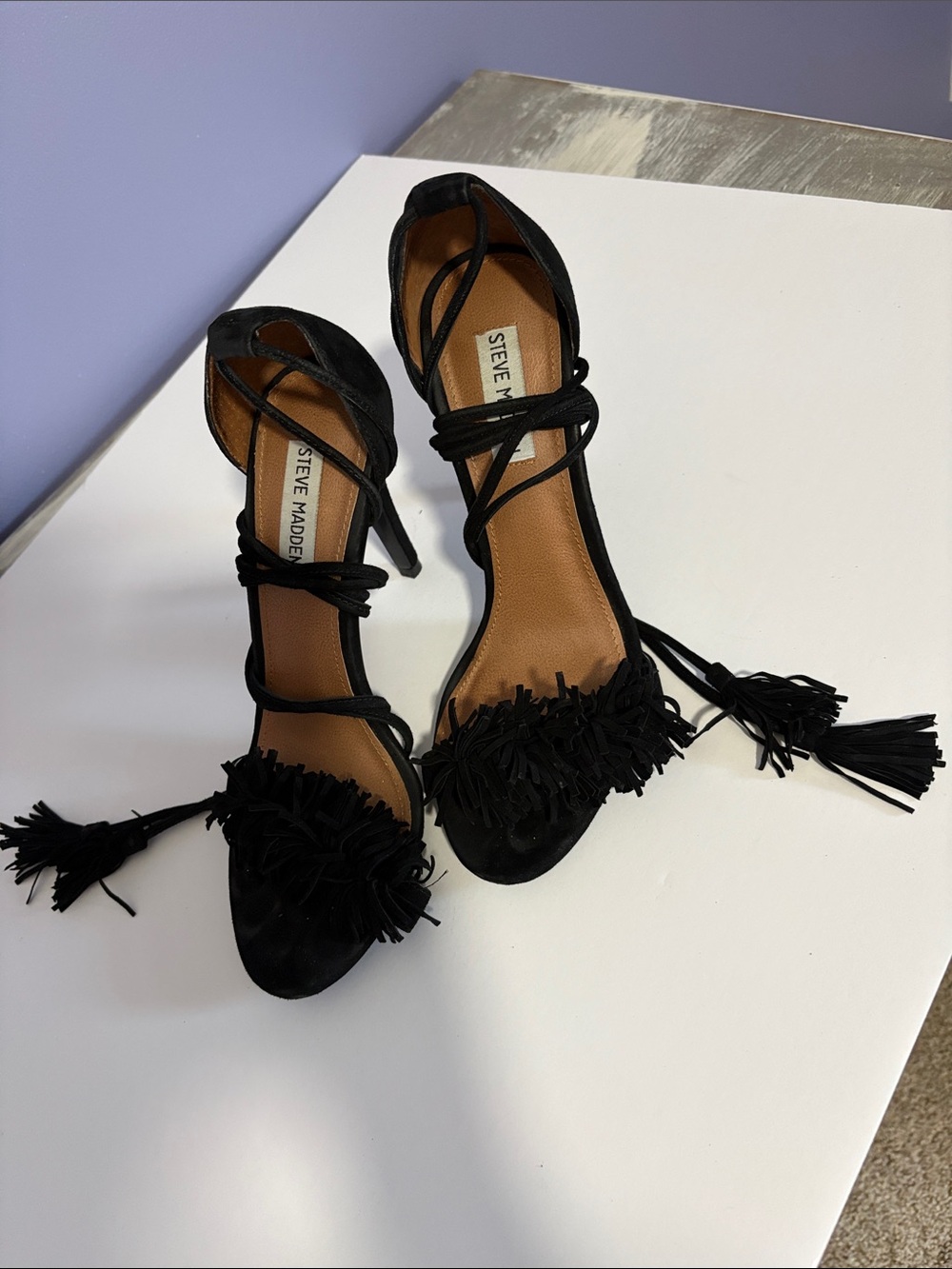 Steve Madden Sassey Lace-Up Heels